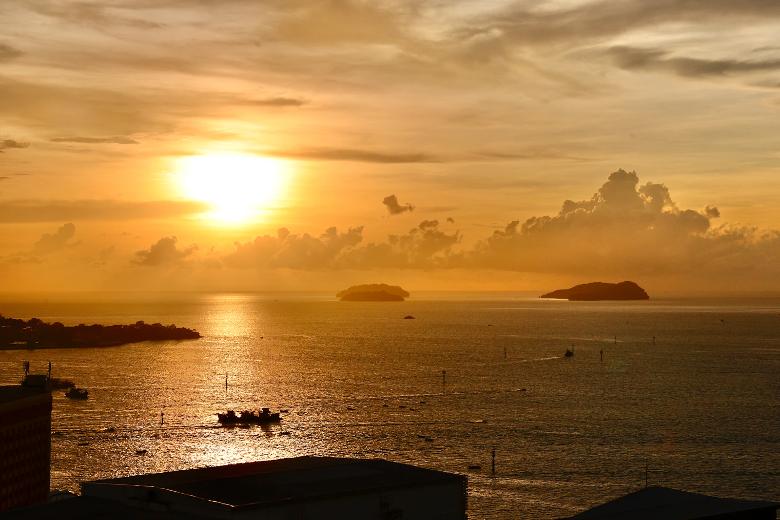 Kota Kinabalu coastal scenery, illustrative image for a sample project